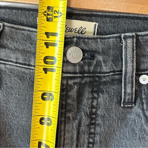 Madewell Jeans Womens 27 Black The Perfect Vintage Jean Straight Distressed - Picture 8 of 9